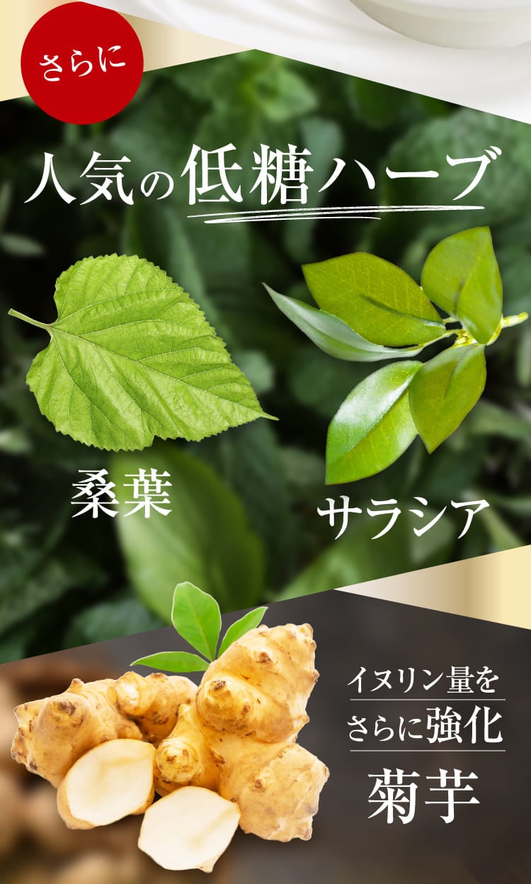 人気の低糖ハーブ